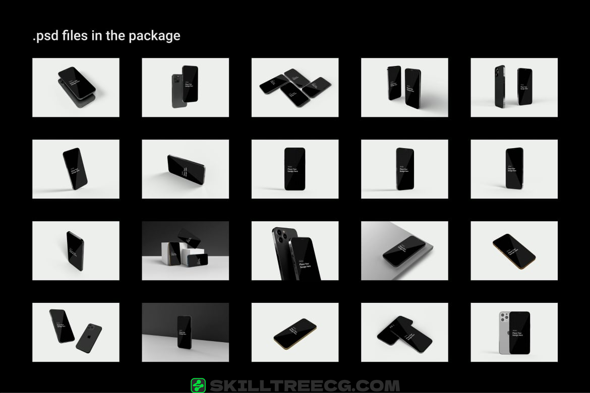图片[2]-iPhone 12 Pro Mockup Set（082397）-技能树